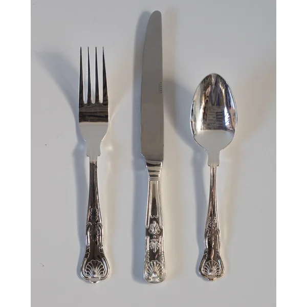 100 Piece Silver Plate Cutlery Set - Viners Shell Motif