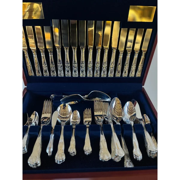 100 Piece Silver Plate Cutlery Set - Viners Shell Motif