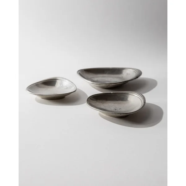1960s Pewter Bowls, Set of 3, by Just Denmark