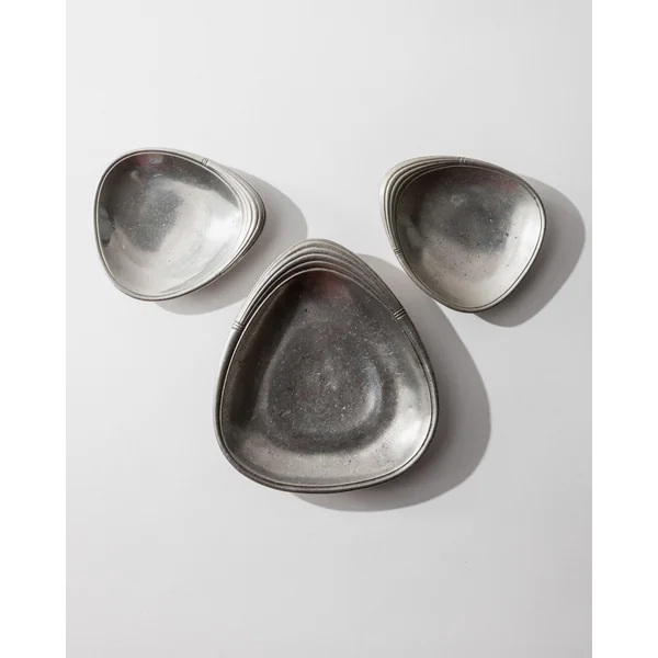 1960s Pewter Bowls, Set of 3, by Just Denmark