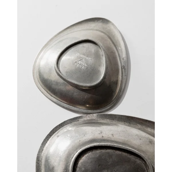 1960s Pewter Bowls, Set of 3, by Just Denmark