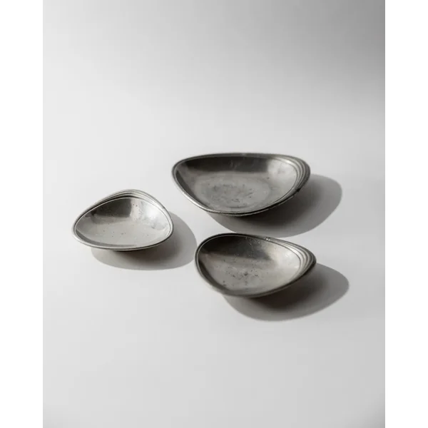 1960s Pewter Bowls, Set of 3, by Just Denmark