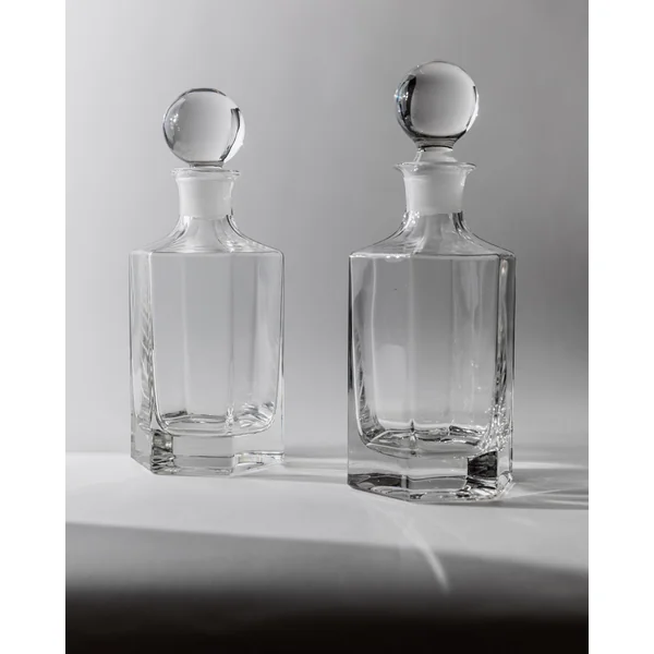 1970s Glass Decanter Set of 2