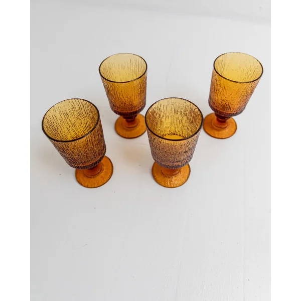 1970s Wine Glasses Set of 4