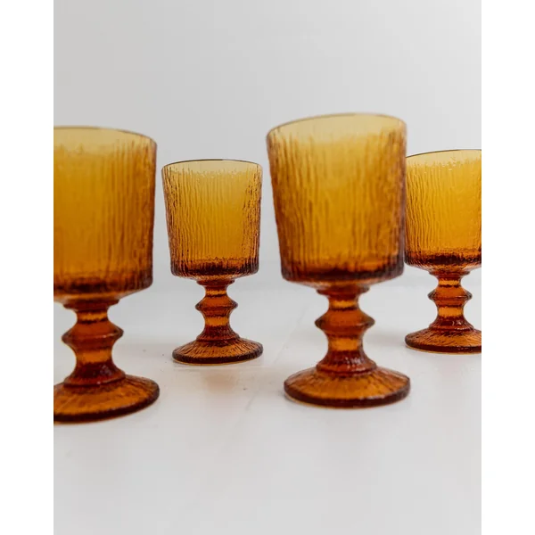 1970s Wine Glasses Set of 4