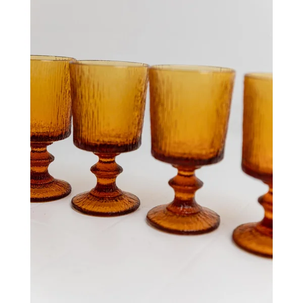 1970s Wine Glasses Set of 4