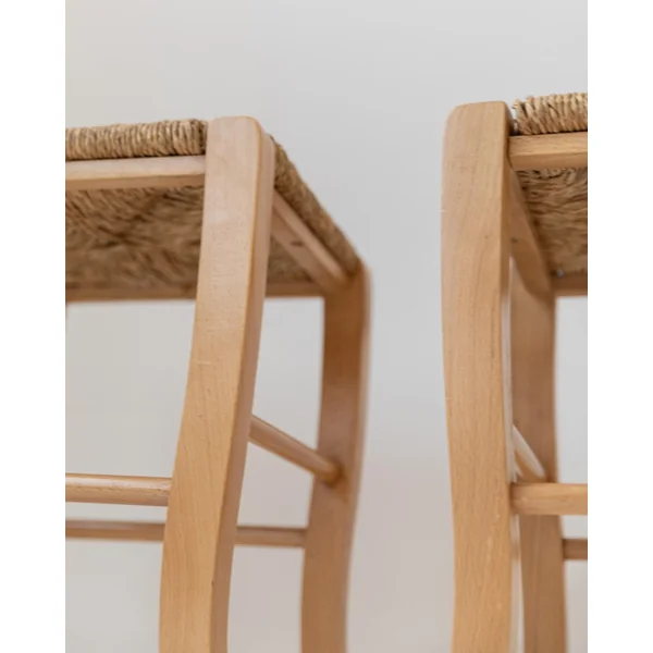 1980s Wooden Stools Set of 2