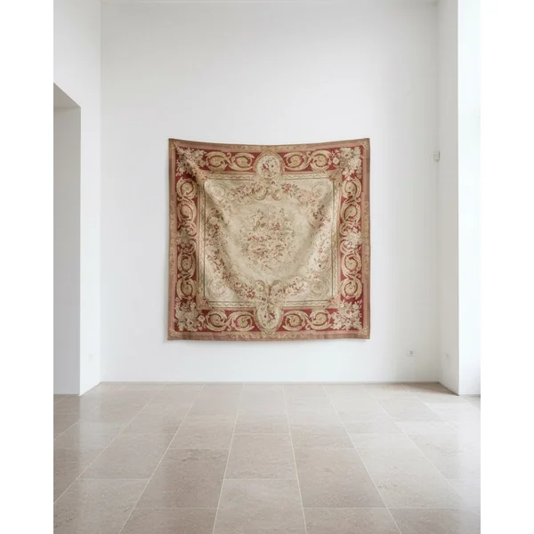 19th-Century French Aubusson Tapestry