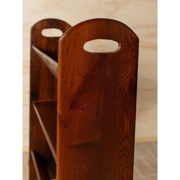 2 Vintage Wood Bookcases - 1960s Italy
