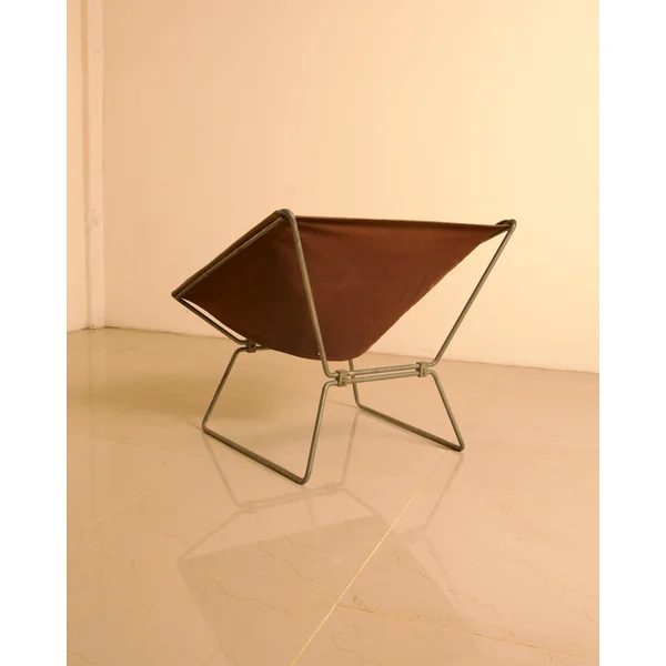 "AP-14" Armchair in Canvas by Pierre Paulin for AP Polak, 1950s