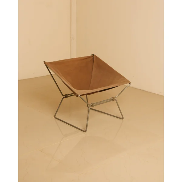 "AP-14" Armchair in Canvas by Pierre Paulin for AP Polak, 1950s