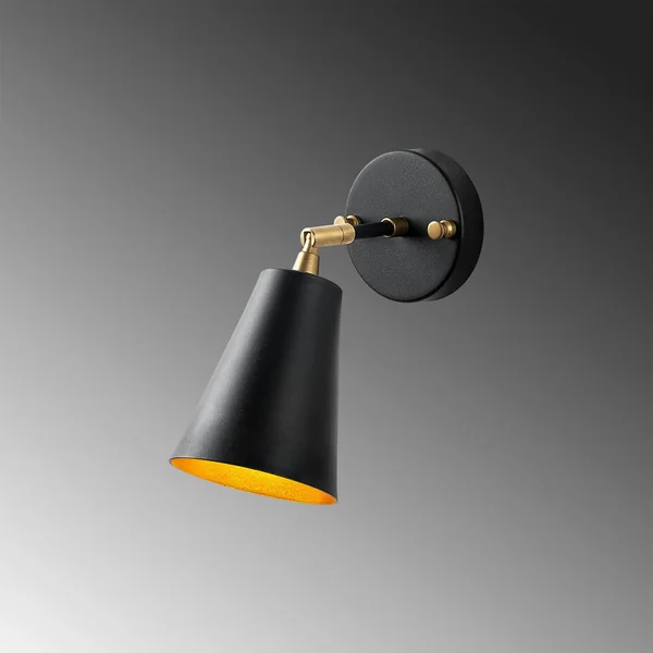Applique murale moderne noire, abat-jour orientable SFAX