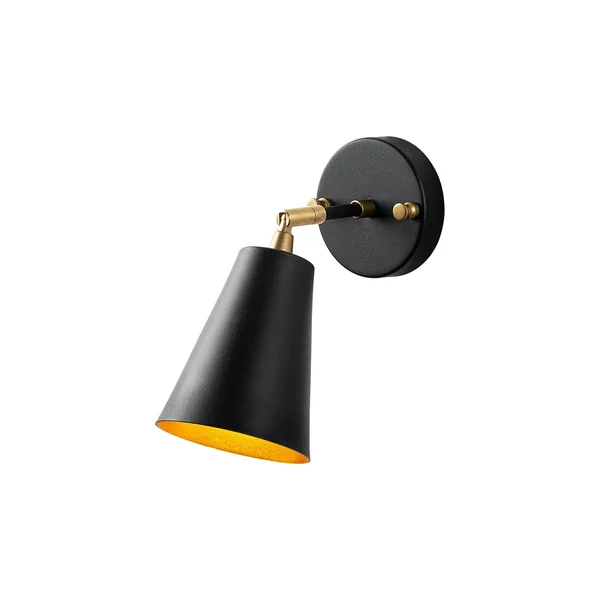 Applique murale moderne noire, abat-jour orientable SFAX