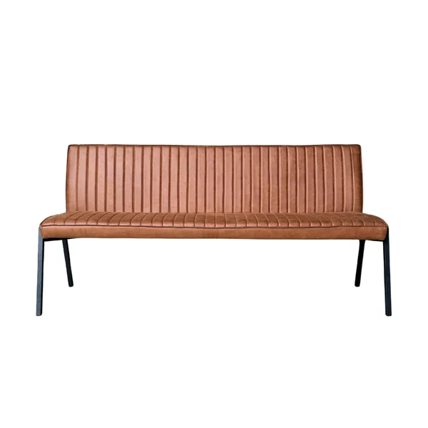Banc de table à manger cognac à bandes 185 cm CORTINA