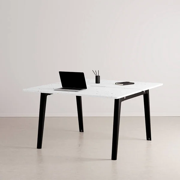 Bench Bench NEW MODERN 2 places Plastique Recyclé Noir graphite TIPTOE