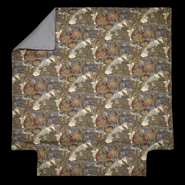 BLANC DES VOSGES Housse de couette satin de coton Jardins de Babylone - 200 x 200 cm