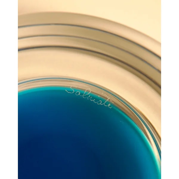 Blue Murano Glass Tray by Salviati, 1960s
