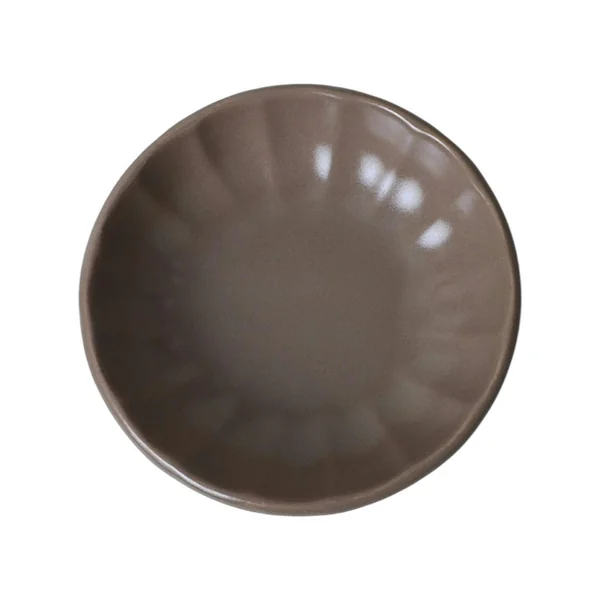 Bol apéro brun cendré forme fleur (lot de 6) EFIRA