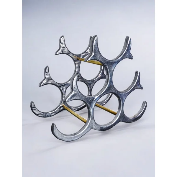 Brutalist bottle rack by Art3, Spain, 1980s
