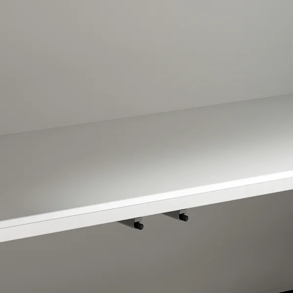 Buffet haut moderne 220 cm anthracite mat/chêne foncé Costarica