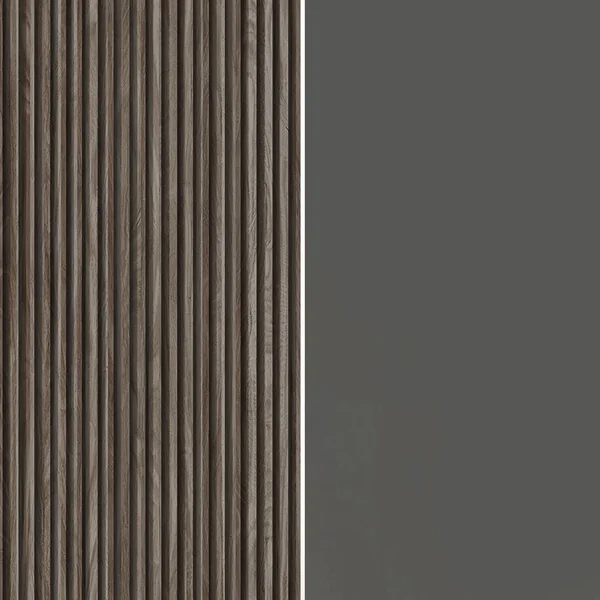 Buffet/bahut moderne 180 cm anthracite mat/chêne foncé Costarica