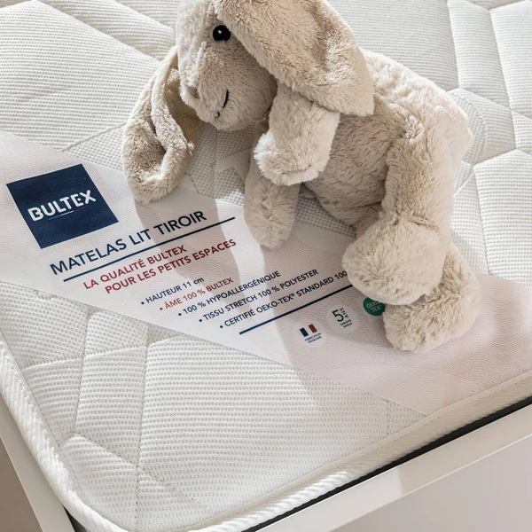 BULTEX Matelas mousse 11 cm pour lit gigogne - 90 x 180 cm