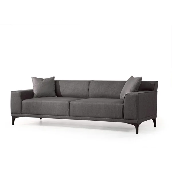 Canapé 3 places anthracite - accoudoirs larges ORSAY