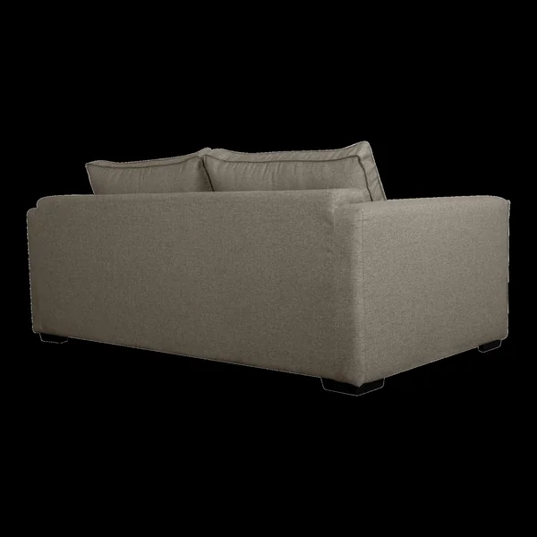 Canapé convertible tissu Olaf - Taupe