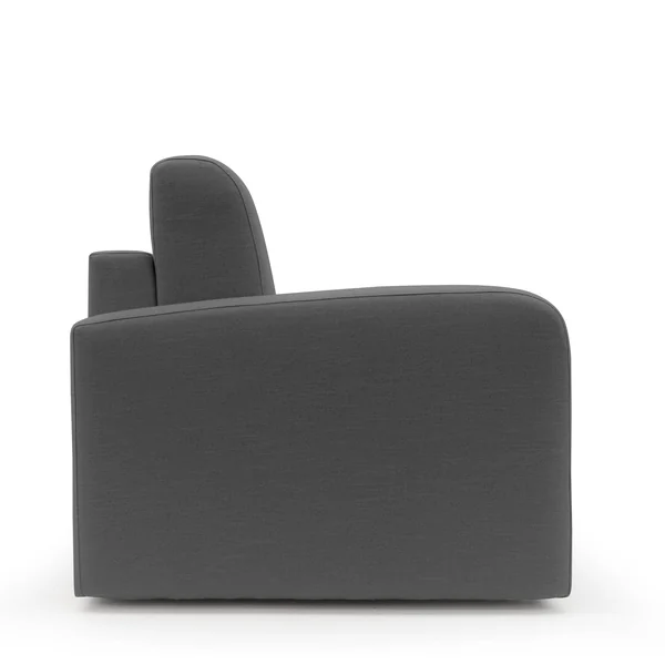 Canapé convertible tissu recyclé déhoussable Alizée - Anthracite - 3 places