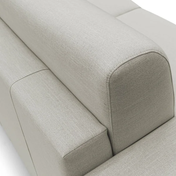 Canapé convertible tissu recyclé déhoussable Alizée - Lin - 3 places