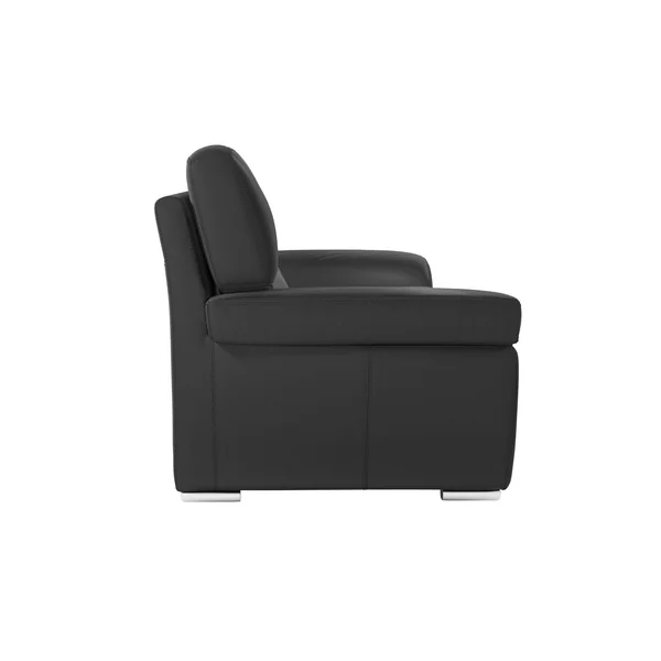 Canapé cuir Vittoria - Anthracite - 3 places