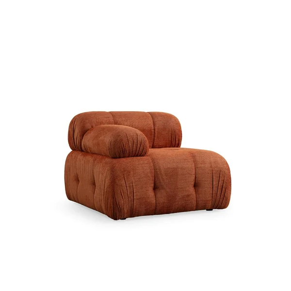 Canapé modulable 2 places rouille, assise profonde 190 cm ICA