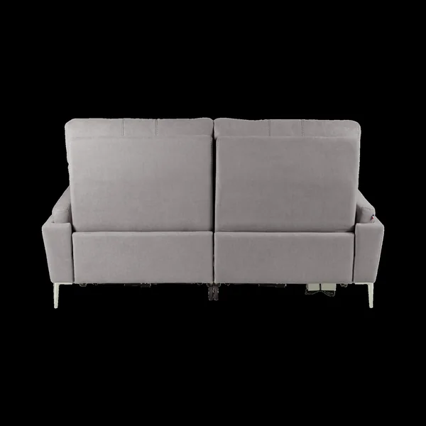 Canapé relax électrique tissu Boston - Gris Clair - 3 places
