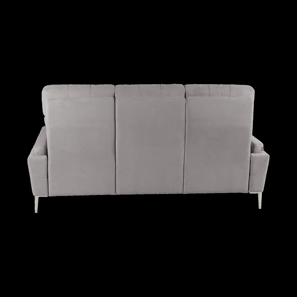 Canapé tissu Boston - Gris Clair - Grand 3 places