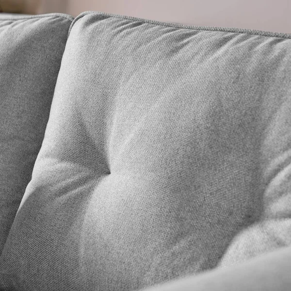 Canapé tissu Ondine - Gris - 2 places