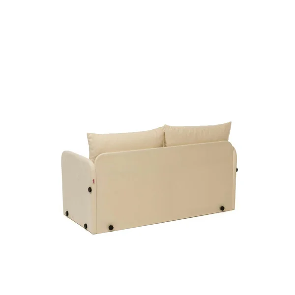 Canapé-lit d'appoint en tissu crème, 2 personnes ORURO