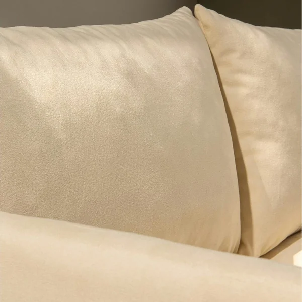 Canapé-lit d'appoint en tissu crème, 2 personnes ORURO