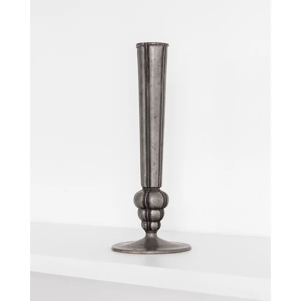 Cast Pewter Vase by Edvin Ollers, 1950