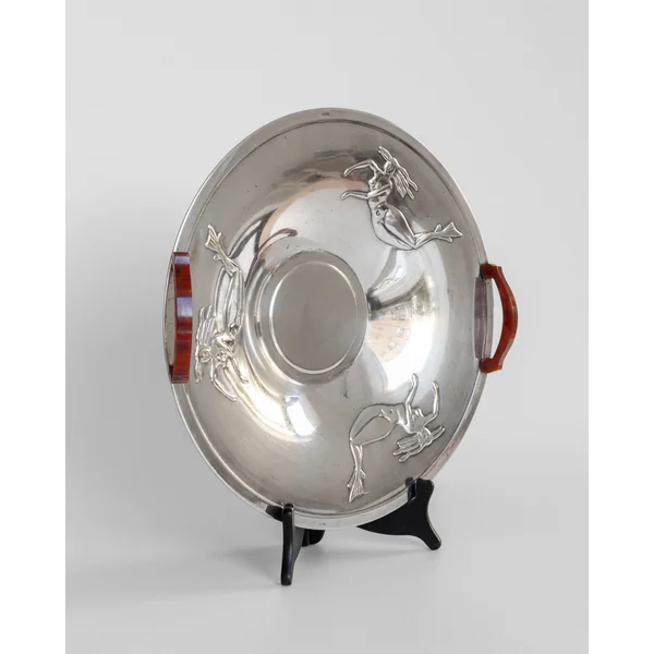 Centerpiece Art Deco Dish with Meramids, 1930s