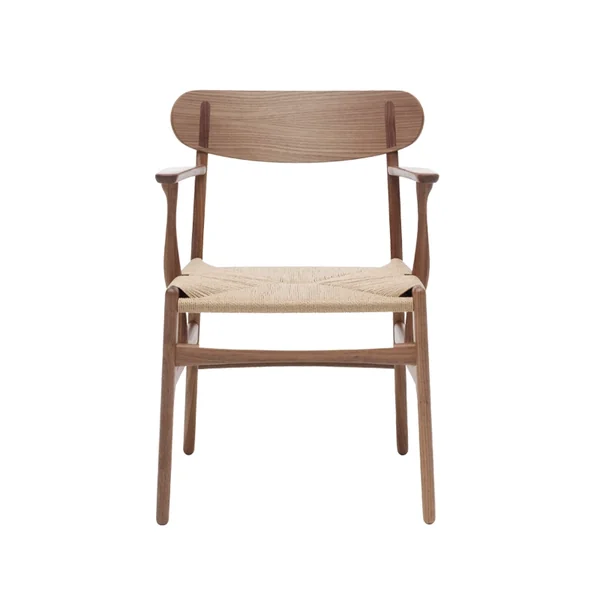 Chaise CH26 Noyer huilé/ corde naturelle CARL HANSEN