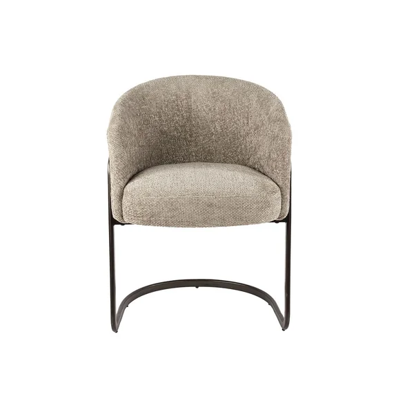 Chaise de salle à manger moderne en tissu Swaizy (lot de 2)