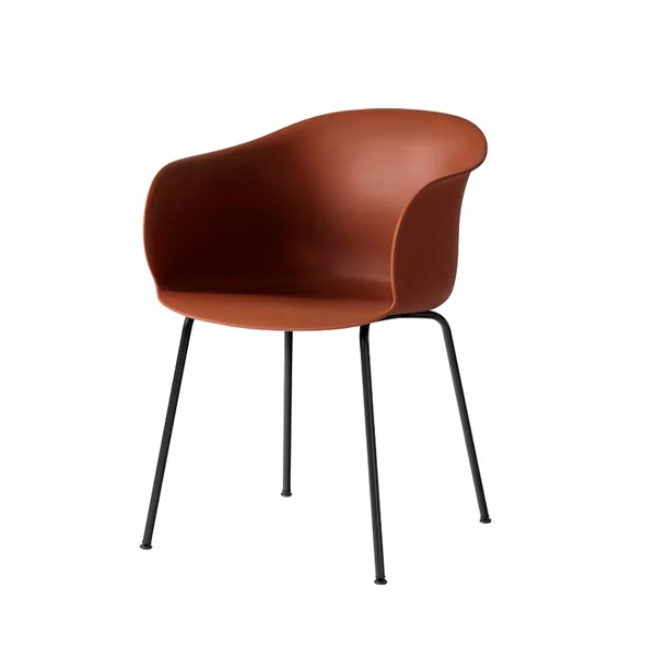 Chaise ELEFY JH28 Marron cuivre/ noir AND TRADITION