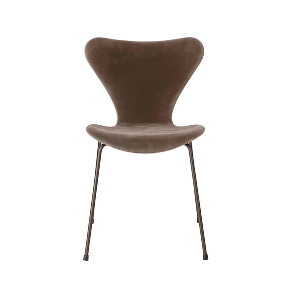 Chaise SERIE 7 VELVET EDITION Marron gris FRITZ HANSEN