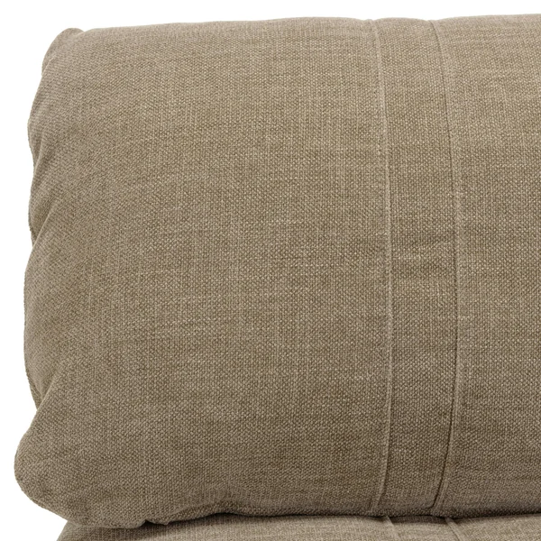 Chauffeuse 1 place multi-position en tissu couleur taupe ASTORI