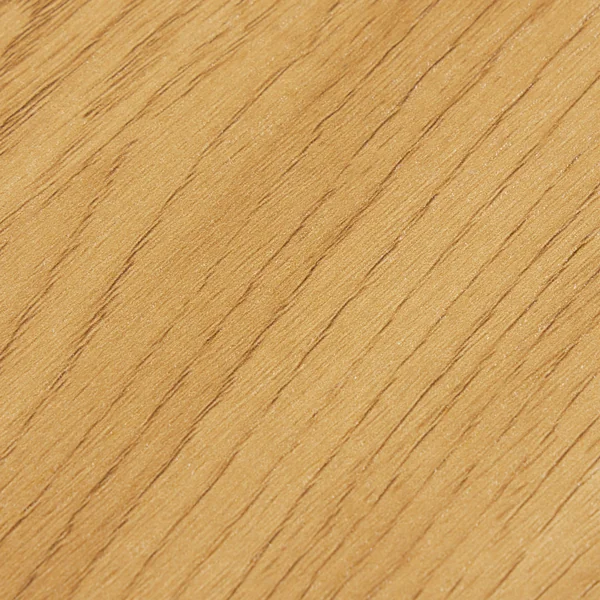 Chevet 2 tiroirs décor effet bois rainuré noir et naturel OLETTA