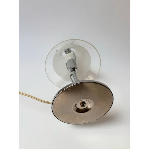 Chrome and Glass Lamp, Italy c. 1970’s - 1980’s