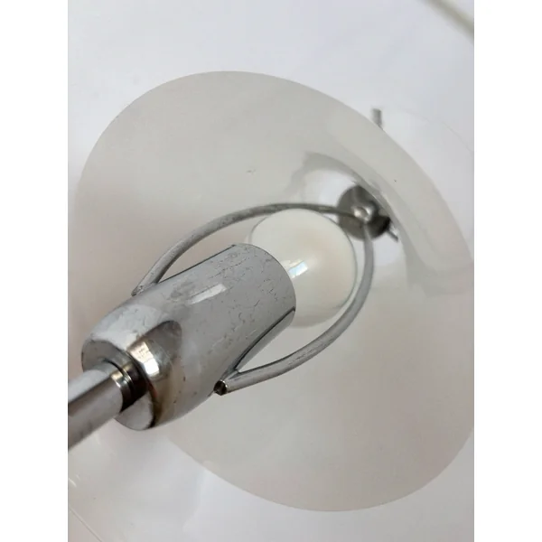 Chrome and Glass Lamp, Italy c. 1970’s - 1980’s