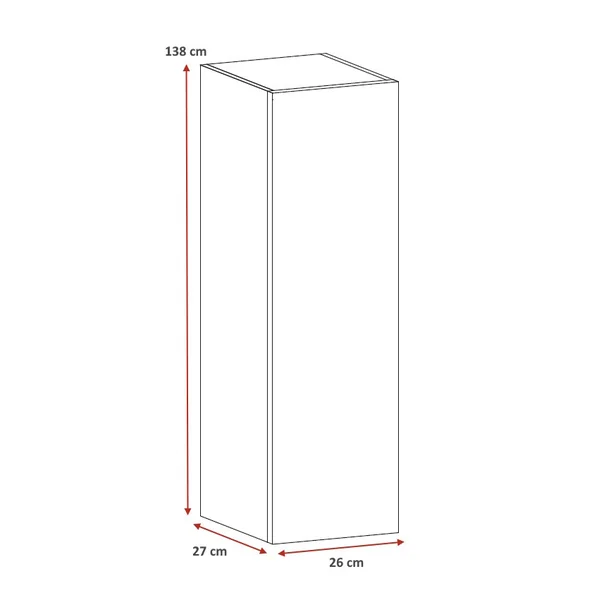 Colonne de salle de bain moderne coloris cachemire Erio