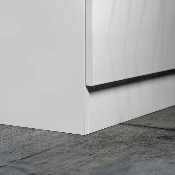 Colonne pour frigo encastrable blanc brillant Louna