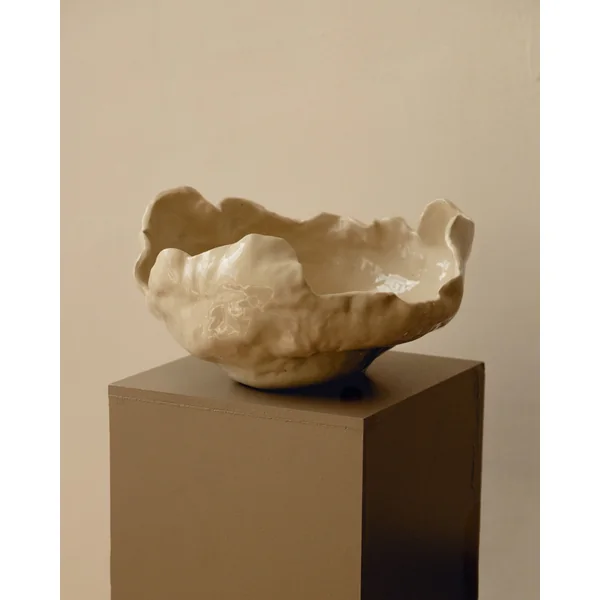 Contemporary Bowl in Glazed Ceramic - The Modica Collection